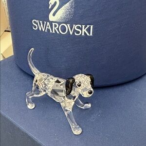 Swarovski Crystal dalmatian puppy standing